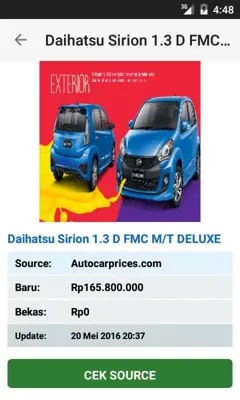 Harga Mobil android App screenshot 1