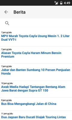 Harga Mobil android App screenshot 2