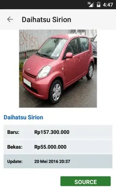 Harga Mobil android App screenshot 4